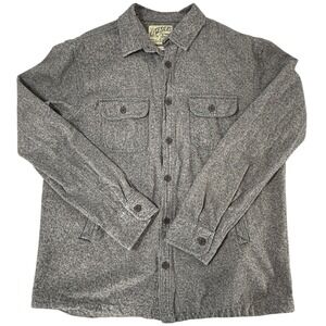 Grayers Outdoor Garments Cold Weather Rated Flannel Shirt Jacket XL Gray Cotton